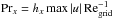 \hbox{$\mrm{Pr}_x = h_x \max |u|\, \mrm{Re}_\mrm{grid}^{-1}$}
