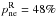 \hbox{$p_{\rm ne}^{\rm R}=48\%$}
