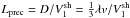 \hbox{$L_{\rm prec}= D/V_1^{\rm sh} = {1\over3}\lambda v/V_1^{\rm sh}$}