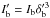 \hbox{$I_{\rm b}' = I_{\rm b} \delta_{\rm b}'^3$}