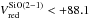 \hbox{$V_{\rm{red}}^{\rm{SiO(2-1)}}<+88.1$}