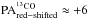 \hbox{$\rm{PA}_{\rm{red-shifted}}^{\rm{^{13}CO}}\approx+6$}
