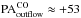 \hbox{$\rm{PA}_{\rm{outflow}}^{\rm{CO}}\approx+53$}
