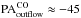 \hbox{$\rm{PA}_{\rm{outflow}}^{\rm{CO}}\approx-45$}