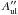 \hbox{$A''_{\rm ul}$}