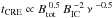 \hbox{$t_{\rm CRE} \propto B_{\rm tot}^{\,\,0.5} \, B_{\rm IC}^{\,\,-2} \, \nu^{\,\,-0.5}$}