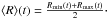 \hbox{$\langle R \rangle (t)=\frac{R_{\rm min}(t)+R_{\rm max}(t)}{2}\cdot$}