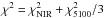 \hbox{$\chi^2=\chi^2_{\rm NIR}+\chi^2_{5100}/3$}