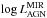 \hbox{$\log \lmir{}$}