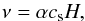 \begin{equation} \nu = \alpha c_{\rm s} H, \label{eq7} \end{equation}