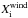 \hbox{$X^\text{wind}_{\rm i}$}