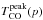 \hbox{$T_{\rm CO}^{\rm peak}(p)$}