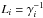 \hbox{$L_i=\gamma_i^{-1}$}