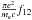 \hbox{$\frac{\pi e^2}{m_{\rm e}c}f_{12}$}