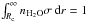\hbox{$\int_{R_{\rm c}}^{\infty} n_{\small \water} \sigma \,{\rm d}r = 1$}