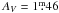 \hbox{$A_V = 1\fm46$}