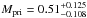 \hbox{$M_\mathrm{pri} = 0.51^{+0.125}_{-0.108}$}