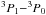 \hbox{$^{3}P_{1}{-}^{3}P_{0}$}