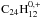 \hbox{$\mathrm{C_{24}H_{12}^{0,+}}$}