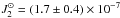 \hbox{$J_{2}^{\odot} = \left( 1.7 \pm 0.4 \right) \times 10^{-7}$}