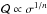 \hbox{$\mathcal{Q} \propto \sigma^{1/n}$}