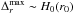 \hbox{$\Delta_r^{\rm max}\sim H_0(r_0)$}