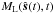 \hbox{$M_\mathrm{L}(\hat{\boldsymbol s}(t),t)$}