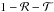 \hbox{$1-{\cal R}-{\cal T}$}