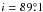 \hbox{$i=89\fdg1$}