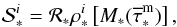 \begin{equation} {\cal S}^i_\ast={\cal R}_\ast \rho^i_\ast \left[M_\ast( {\overline\tau}^{\rm m}_\ast)\right], \end{equation}