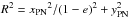 \hbox{$R^2=x_{\rm PN}{^2}/(1-e)^{2}+y_{\rm PN}^{2}$}