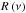 Mathematical equation: \hbox{$R\left(\nu\right)$}