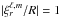 \hbox{$\vert \xi_r^{\ell,m}/R \vert=1$}