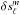 \hbox{$\delta s_{\ell}^m$}