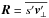 \hbox{$\vec R = \overline{s^\prime \vec \vt^\prime_\bot}$}