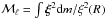 \hbox{$\mathcal{M}_\ell= \int \vec \xi^2 {\rm d}m/\xi^2(R)$}