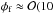 \hbox{$\phi_{\rm f}\approx\mathcal{O}(10$}