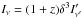 \hbox{$I_\nu = (1+z) \delta^3 I'_{\nu'}$}
