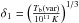 \hbox{$ \delta_{1}=\Big(\frac{T_{\rm b}\rm (var)}{10^{11}\,K} \Big)^{1/3}$}