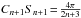 \hbox{$C_{n+1}S_{n+1}\!=\!\frac{4\pi}{2n+3}$}