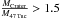 \hbox{${M_{\rm Crater}\over M_{\rm 47\,Tuc}} > 1.5$}