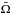 \hbox{$\bar{\Omega}$}