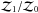 \hbox{$\mathcal{Z}_{1}/\mathcal{Z}_{0}$}
