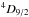\hbox{$^4D_{9/2}$}