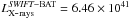 \hbox{$L^{\textit{SWIFT}-{\rm BAT}}_{\rm X\mbox{-}rays} = 6.46 \times 10^{41}$}