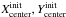 \hbox{$X^{\rm init}_{\rm center},Y^{\rm init}_{\rm center}$}