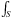 \hbox{$\int_{S}$}