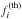 \hbox{$f_i^{\rm (th)}$}