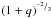 \hbox{$(1+q)^{^{-2}/_3}$}