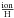 \hbox{$\frac{\rm ion}{\rm H}$}